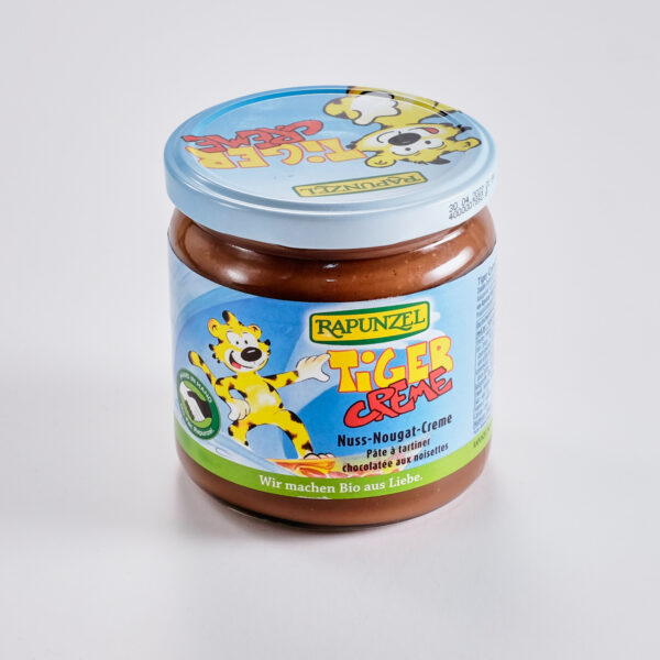 Šokolaadi-pähklikreem Tiger 400g Rapunzel